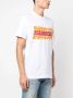 Dsquared2 Witte T-shirts en Polos met D2 Surf Fire Design White Heren - Thumbnail 7