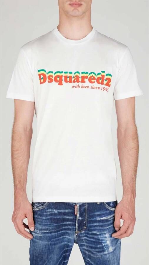 Dsquared2 T-Shirts Wit Heren