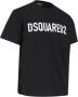 Dsquared2 Opvallend Logo T-shirt Minimalistisch Ontwerp Black Heren - Thumbnail 5
