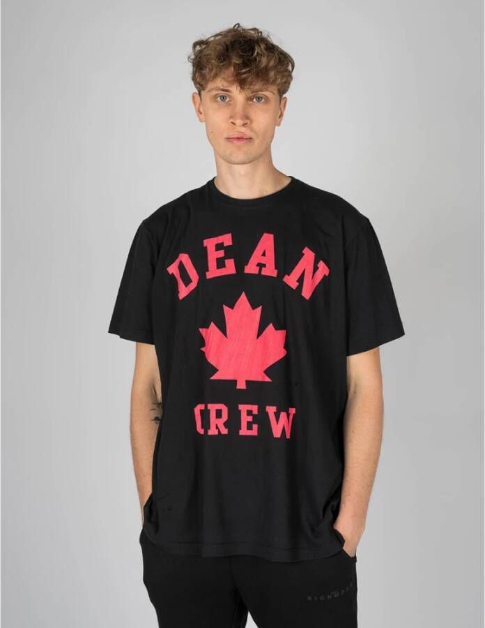 Dsquared2 T-Shirts Zwart Heren