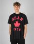 Dsquared2 Loszittend Heren T-shirt met Stijlvol Rood Print Zwart Heren - Thumbnail 3