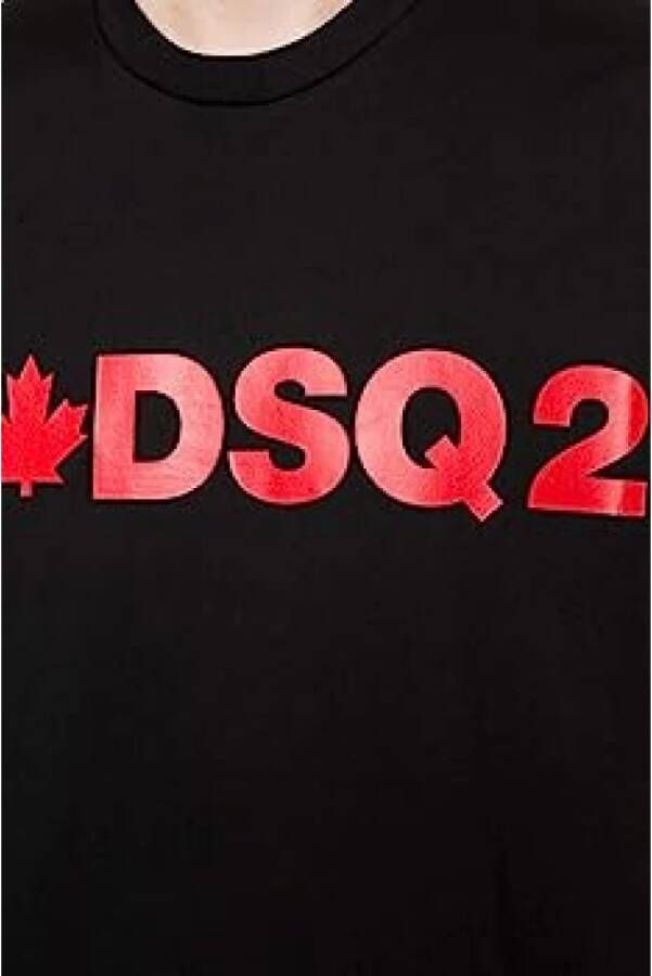 Dsquared2 T-Shirts Zwart Heren