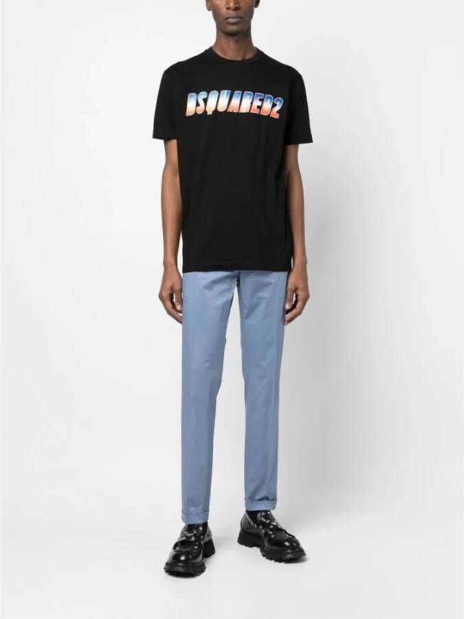 Dsquared2 T-Shirts Zwart Heren