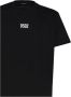 Dsquared2 Zwarte T-shirts en Polos met Mini Lettering Print Black Heren - Thumbnail 4