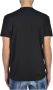 Dsquared2 Zwarte Heren T-Shirt met Rubberen Print Zwart Heren - Thumbnail 2