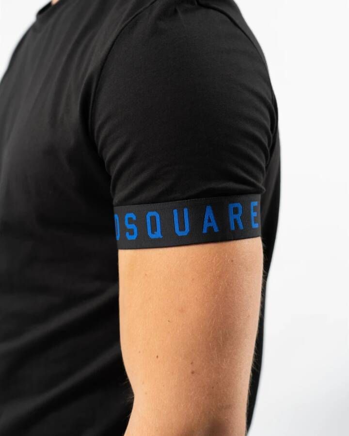 Dsquared2 T-Shirts Zwart Heren
