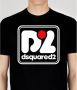 Dsquared2 Zwart D2 T-Shirt met Voorkant Print Black Heren - Thumbnail 6