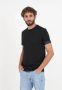 Dsquared2 Heren T-shirt van katoen en elastaan zwart met kenmerkende zoom Zwart Heren - Thumbnail 3