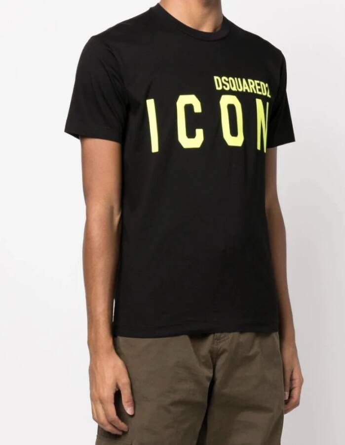 Dsquared2 T-Shirts Zwart Heren