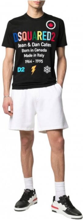 Dsquared2 T-shirts Zwart Heren