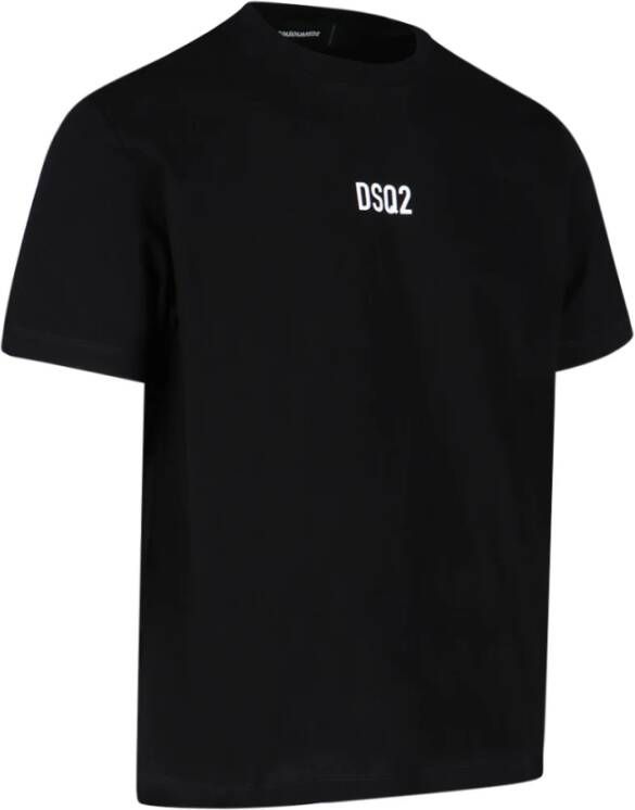 Dsquared2 T-Shirts Zwart Heren
