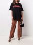 Dsquared2 Oversize Mirror Logo T-Shirt Zwart Dames - Thumbnail 2