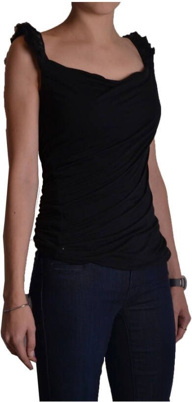 Dsquared2 Mouwloos T-shirt Zwart Dames