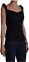 Dsquared2 Mouwloos T-shirt Zwart Dames - Thumbnail 2