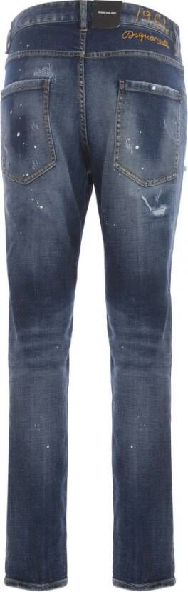Dsquared2 Stijlvolle Straight Jeans voor Vrouwen Blauw Dames