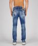 Dsquared2 Slim-fit Blauwe Jeans met Verweerde Details Blauw Heren - Thumbnail 7