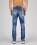 Dsquared2 Slim-fit Blauwe Jeans met Verweerde Details Blauw Heren - Thumbnail 8