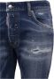 Dsquared2 Trendy Distressed Skinny Jeans voor Heren Blauw Heren - Thumbnail 5