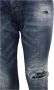 Dsquared2 Slim-Cut Distressed Blauwe Jeans Blauw Heren - Thumbnail 7