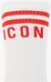 Dsquared2 Iconische Mid Crew Sokken voor Mannen White Heren - Thumbnail 2