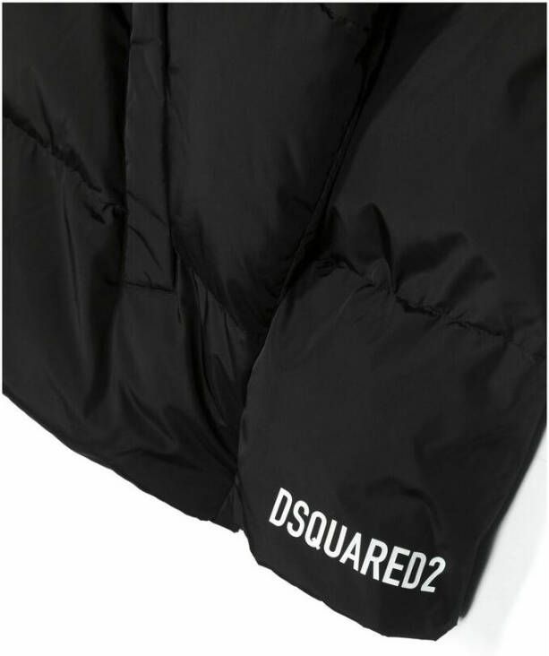 DSQUARED2 KIDS Donsjack met logoprint Zwart - Foto 3