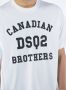 Dsquared2 Witte Katoenen T-Shirt van Canadian Brothers White Heren - Thumbnail 6