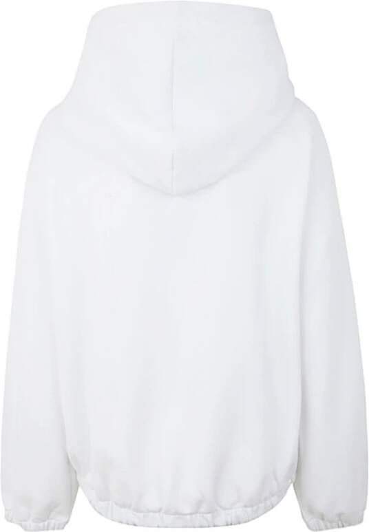 Dsquared2 Witte Onion Fit Hoodie White Dames