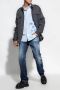 Dsquared2 Grijze Wol Overhemd met Ster Studs Gray Heren - Thumbnail 2