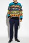 Dsquared2 Jacquard Crewneck Gebreide Trui Multicolor Logo Multicolor Heren - Thumbnail 2