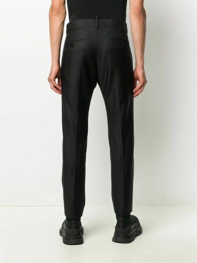 Dsquared2 Op maat gemaakte wollen broek Zwart Heren