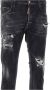 Dsquared2 Skater Stijl Elastische Katoenen Jeans Black Heren - Thumbnail 5