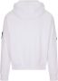 Dsquared2 Zwarte katoenen hoodie met contrasterend borduurwerk White Heren - Thumbnail 2