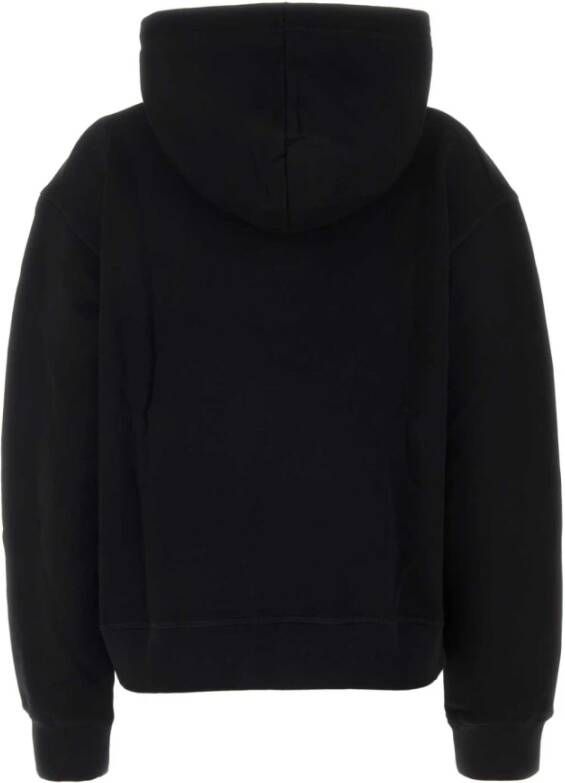 Dsquared2 Zwarte katoenen sweatshirt Klassieke stijl Zwart Dames