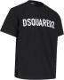 Dsquared2 Opvallend Logo T-shirt Minimalistisch Ontwerp Black Heren - Thumbnail 3