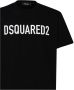 Dsquared2 Opvallend Logo T-shirt Minimalistisch Ontwerp Black Heren - Thumbnail 7