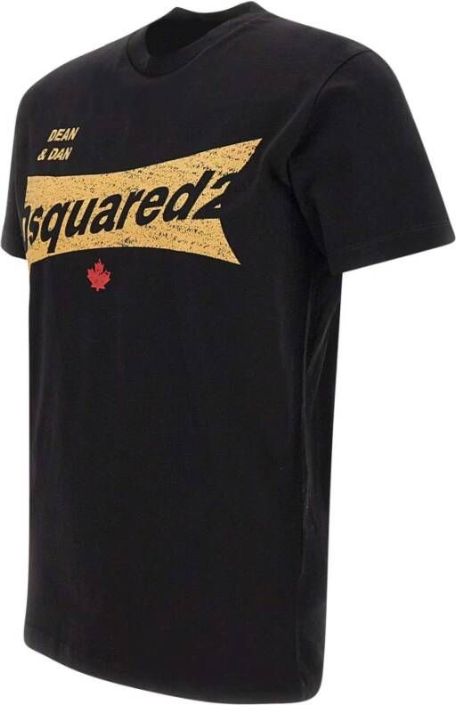 Dsquared2 Zwarte T-shirts en Polos van Zwart Heren