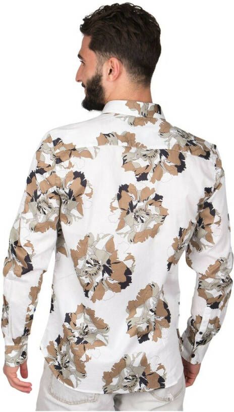 Dstrezzed normaal shirt Wit Heren