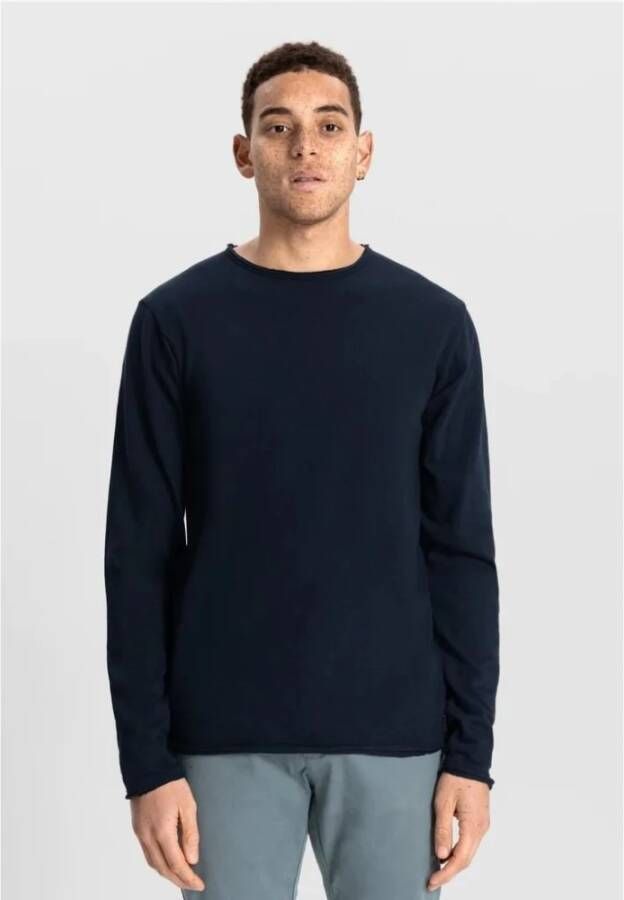 Dstrezzed Newman T-shirt Navy Blauw Heren