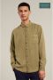 Dstrezzed Overhemd Lange Mouw Overhemd Garment Dyed Tencel Khaki - Thumbnail 2