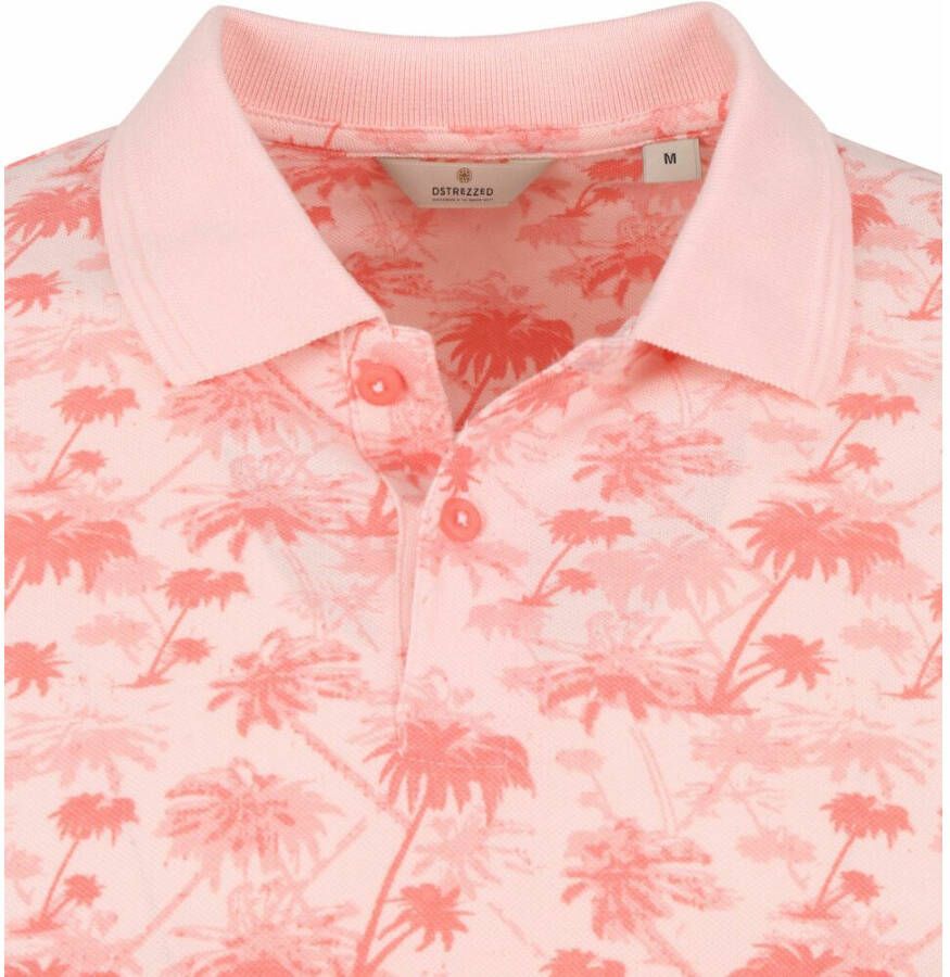 Dstrezzed Pique Polo Bowie Palm Roze - Foto 2
