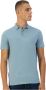 DSTREZZED Heren Polo's & T-shirts Polo S s Cotton Knit Blauw - Thumbnail 6
