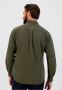Dstrezzed Donkergroene Casual Overhemd Button Down Shirt Babycord - Thumbnail 5