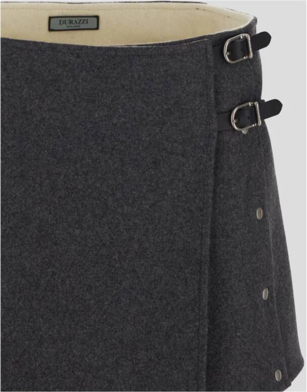 Durazzi Milano Studded Mini Rok Gray Dames