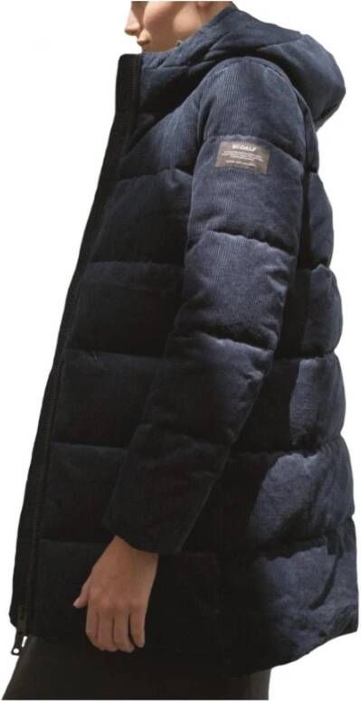 Ecoalf Down Jackets Blauw Dames
