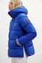 Ecoalf Korte Sapphire Blue Jas Blauw Dames - Thumbnail 2
