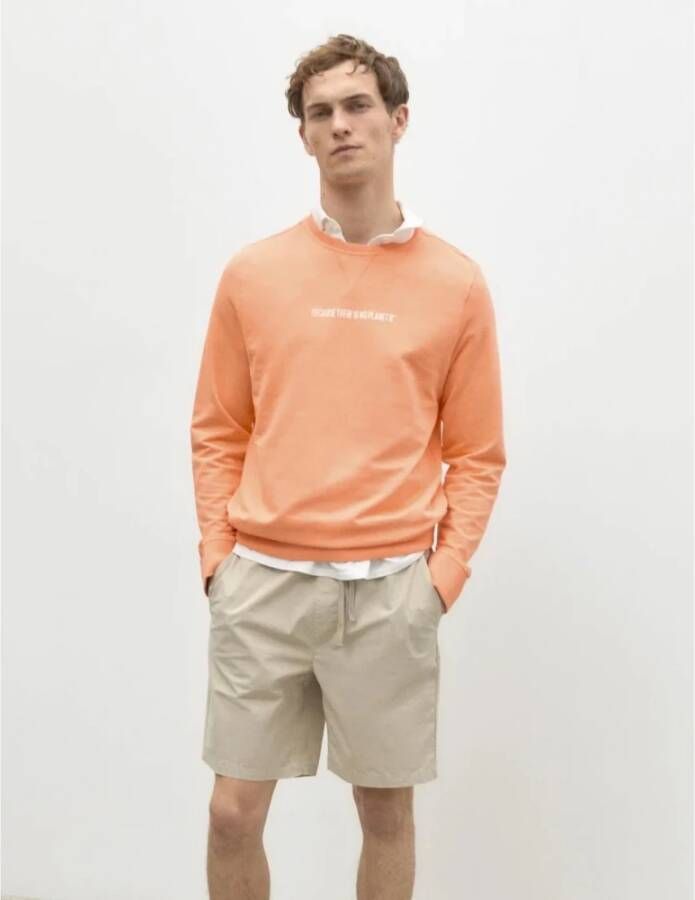 Ecoalf Sweatshirt Oranje Heren