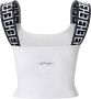 Ed Hardy T-shirt Korte Mouw Tiger glow tape crop tank top white - Thumbnail 2