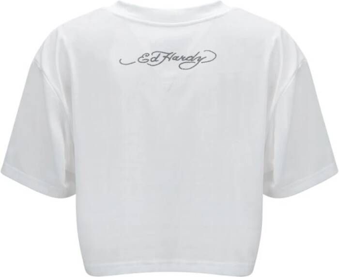 Ed Hardy t-shirt Wit Dames