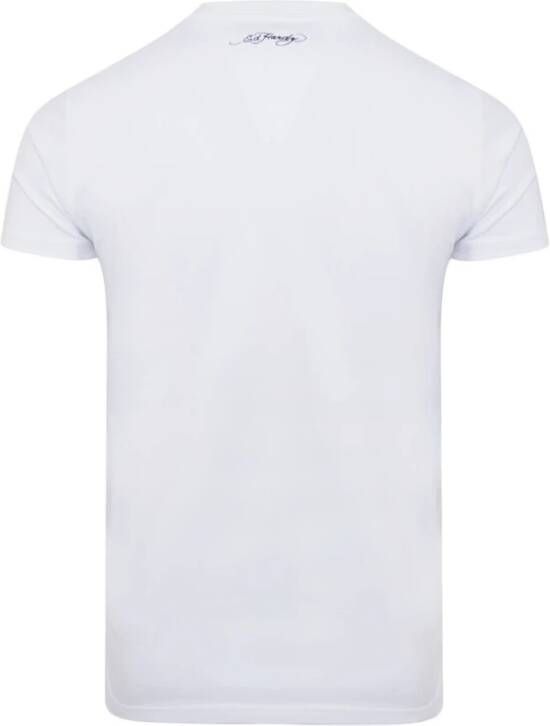 Ed Hardy T-shirts Wit Heren