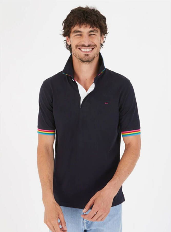 Eden Park Rugby shirt Blauw Heren